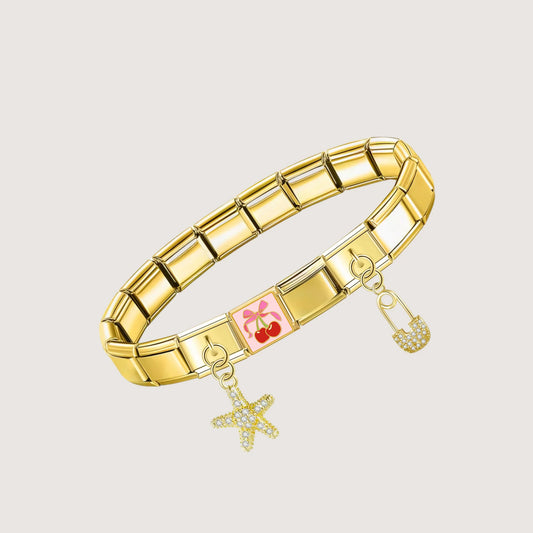 Pink Cherry Bracelet