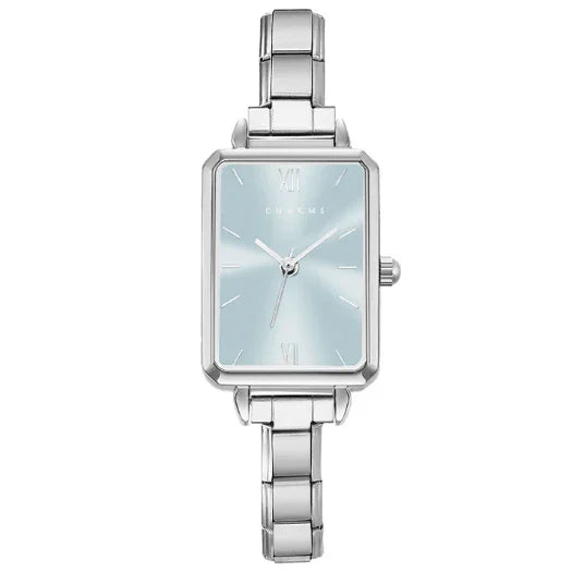 גרסת מחוג תכלת בכסף ,Como watch